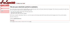 Desktop Screenshot of efaxspecials.com